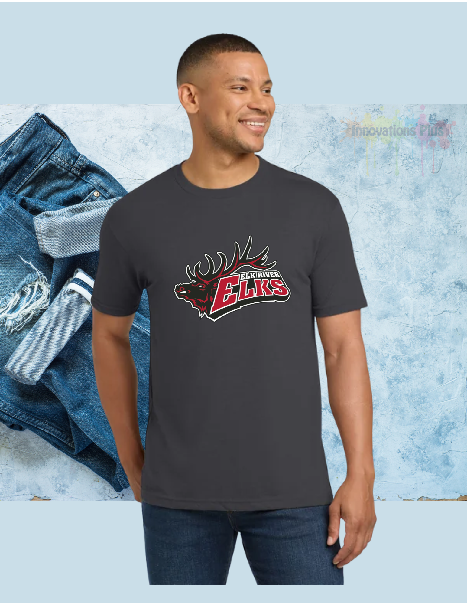 Elk River Next Level Apparel® Adult Tri-Blend Tee (Elk)