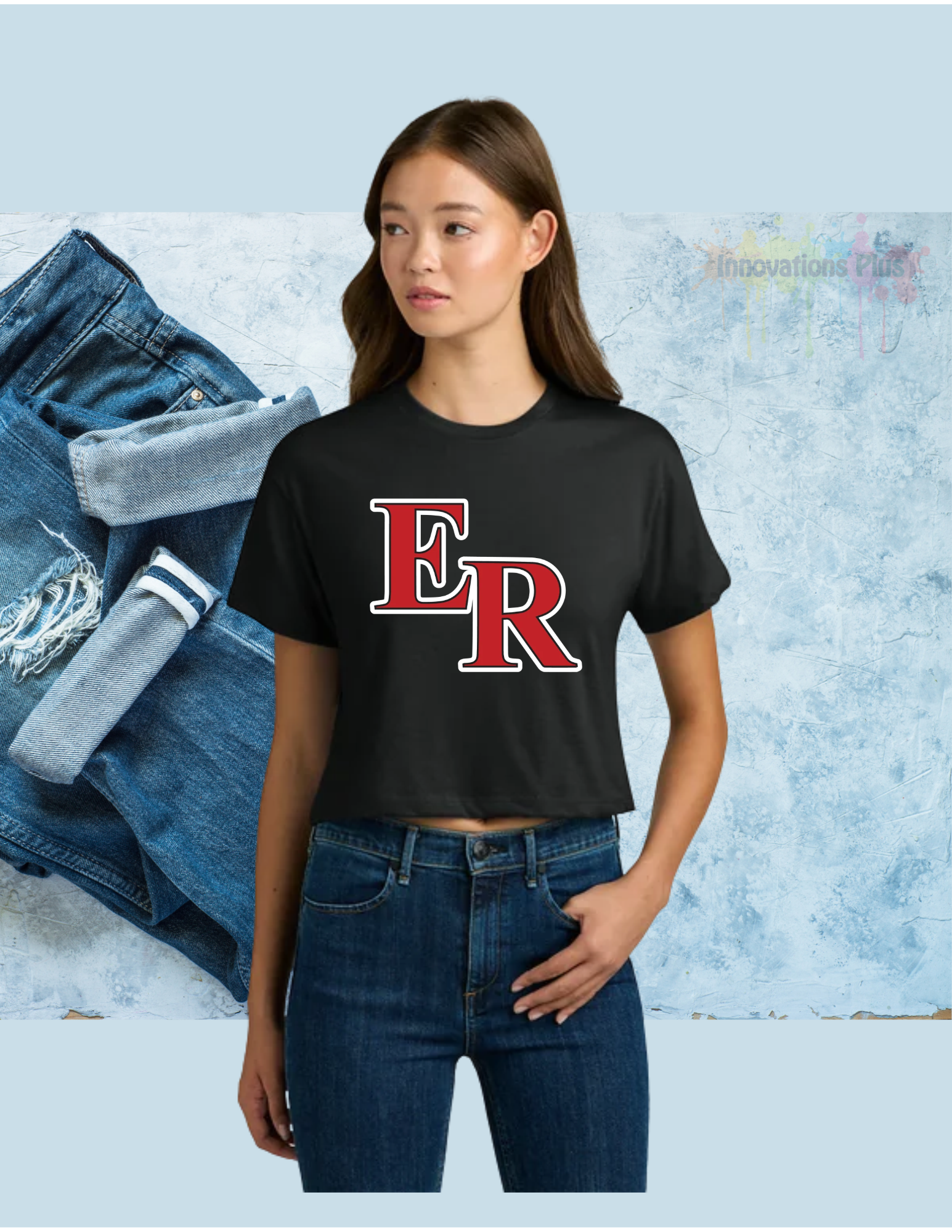 Elk River Next Level Apparel® Women’s Ideal Crop Top (ER)