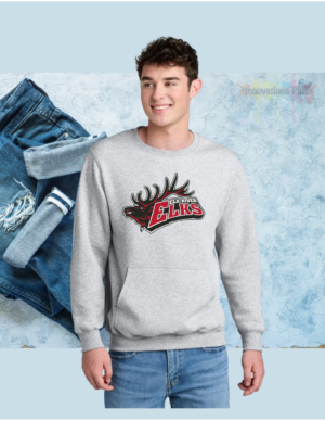 Elk River Core Fleece Crewneck Pocket Sweatshirt (Elk)