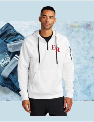 Elk River Nike Therma-FIT Pocket 1/4-Zip Fleece Hoodie (embroidered)