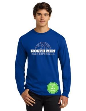 IHM Ultra Cotton® 100% US Cotton Long Sleeve T-Shirt (Basketball)