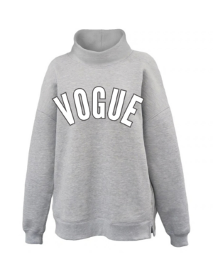Vogue womens oversize mockneck (Vogue Arch Twill)