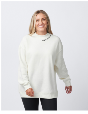 Vogue Ladies Off Duty Oversized Crew (Curved Vogue Dance Co Neckline)