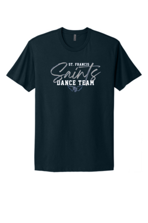 SF Dance Next Level Apparel®Cotton Tee (Saints Script with Wings)